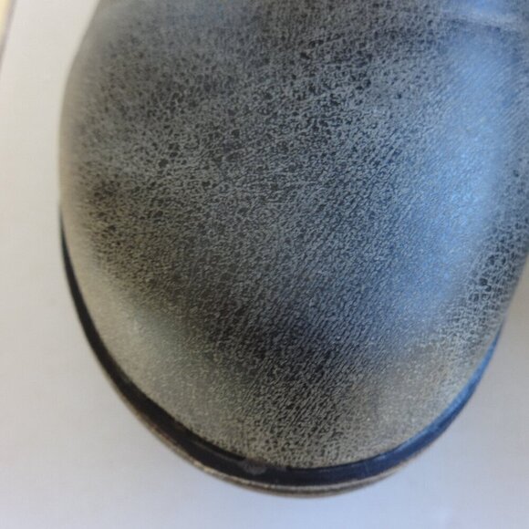 Just Fab Nyaling women's size 9 Grey ankle boot, faux leather, heel top sock - Picture 10 of 14